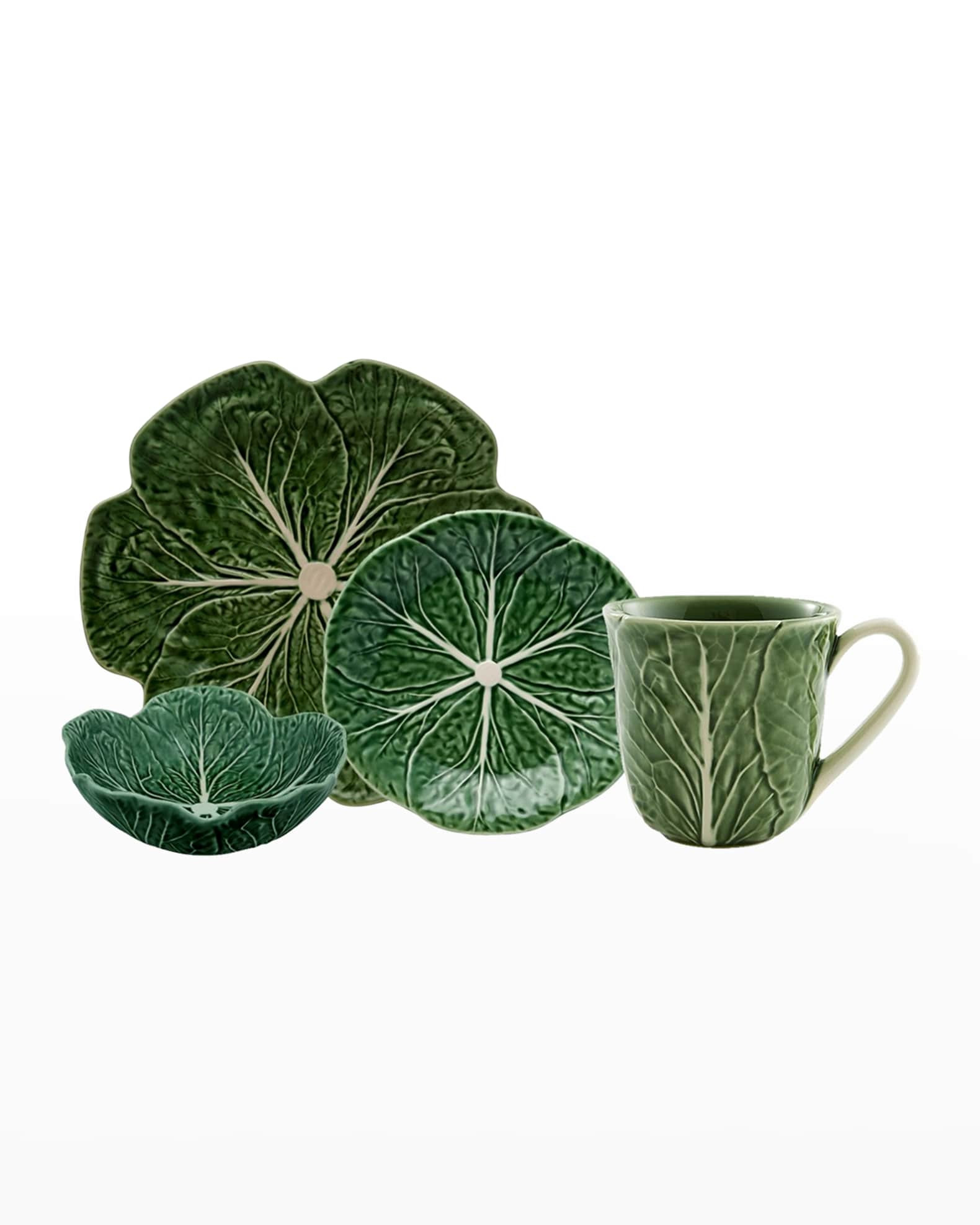 Cabbage 4-Piece Place Setting, Green | Neiman Marcus