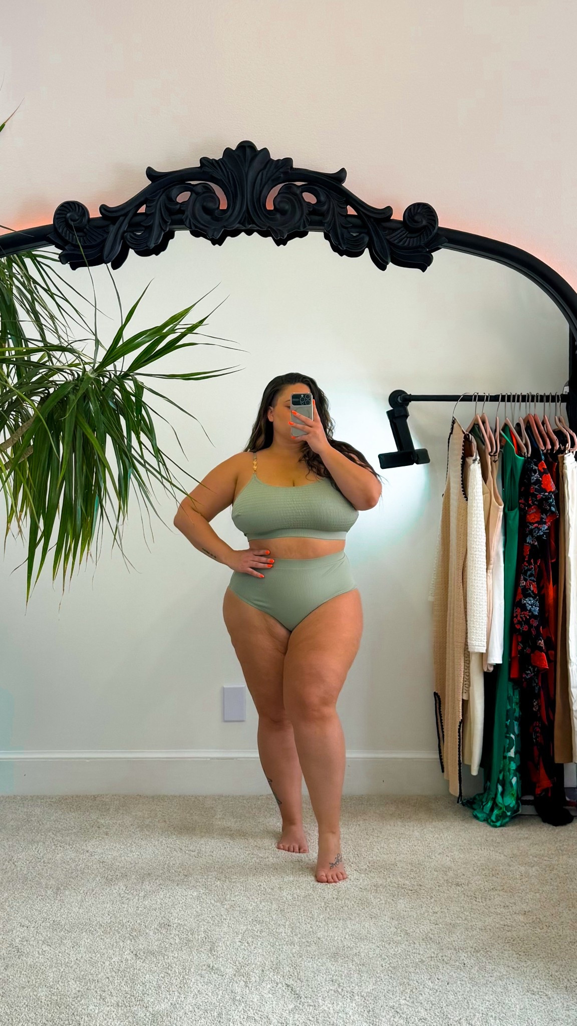 Rating swimsuits as a size 14-16 with a larger chest! 

SIZING REFERENCE: I’m 5’2” and normally a 14-16 38J bust! 

🐚   this one I got in a size XXL. I didn’t want to risk straining the seashells on the straps, but they are totally fine! No digging or discomfort and the smocking provides a very forgiving and comfortable fit! This is another suit I may grab in another color because it’s only $14.99!! 

Follow for curvy / full bust / midsize outfits & reviews 💙

#curvyconfidence #midsizefashion #midsizestyle #midsize #curvefashion #curvestyle #midsizegals #styleinspo #affordablefashion #size14 #size16 #fashionstyle #affordablefashion 

#LTKStyleTip #LTKSwim #LTKMidsize