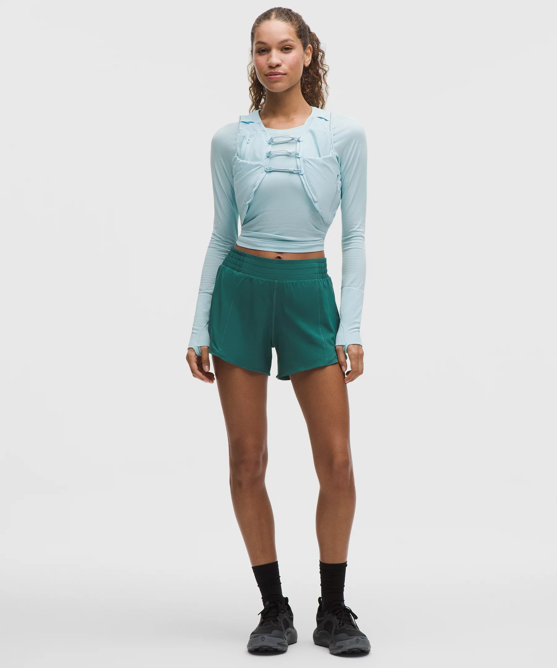 Hotty Hot High-Rise Lined Short 4" | Lululemon (US)