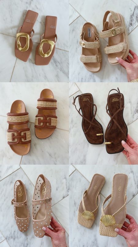 Some of my favorite sandals for the summer, from wedges to slides. #shoelove #sandals

#LTKstyletip