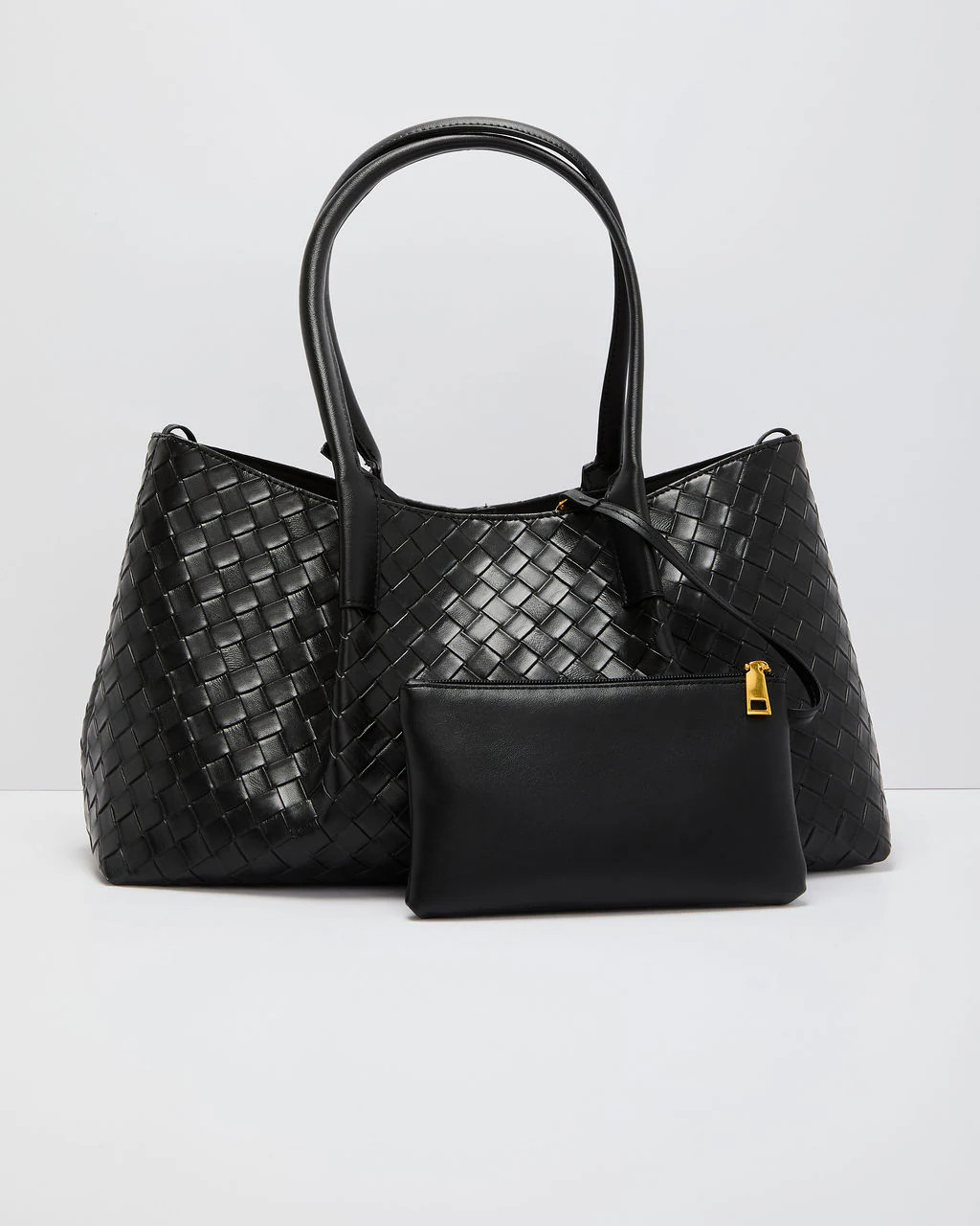 Calisse Textured Woven Vegan Leather Tote | VICI