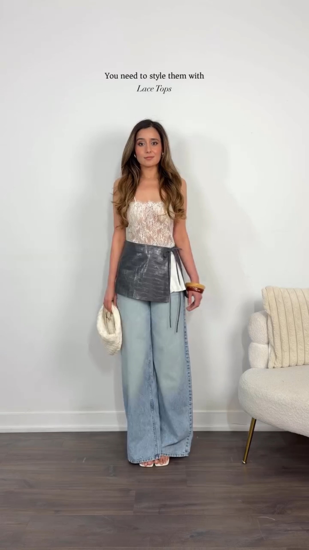Denim Styling for Spring 🌸❤️ Loving pairing wide legged denims with delicate lace tops for a soft girl vibe. OBSESSED! How stunning is leather belt with lace! OMG! Love the military bold shoulder jacket! The fit is STUNNING! Denim on Denim always hit the spot ✨ Fringe Scarves WOW! Instantly make the look so chic! They are clearly having a moment 😍

#LTKFestival #LTKgrwm #LTKootd