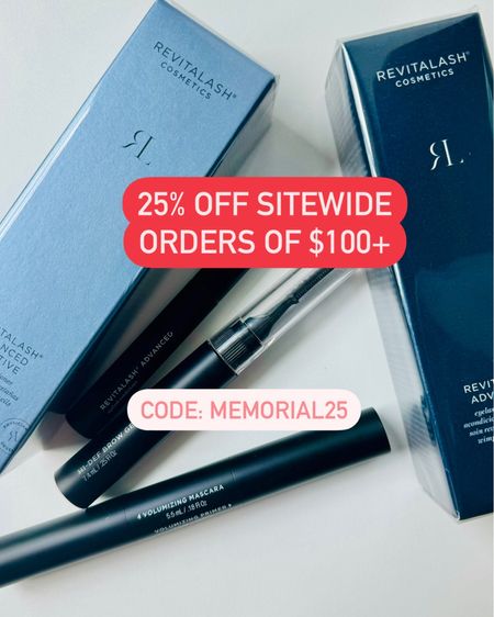 The best sale of the year! Award-winning advanced lash conditioner and all other RevitaLash products are all 25% off with code MEMORIAL25 (ordered of $100+). Sale ends May 28. 

#ad #sponsored #RevitaLashpartner

#LTKBeauty #LTKSaleAlert