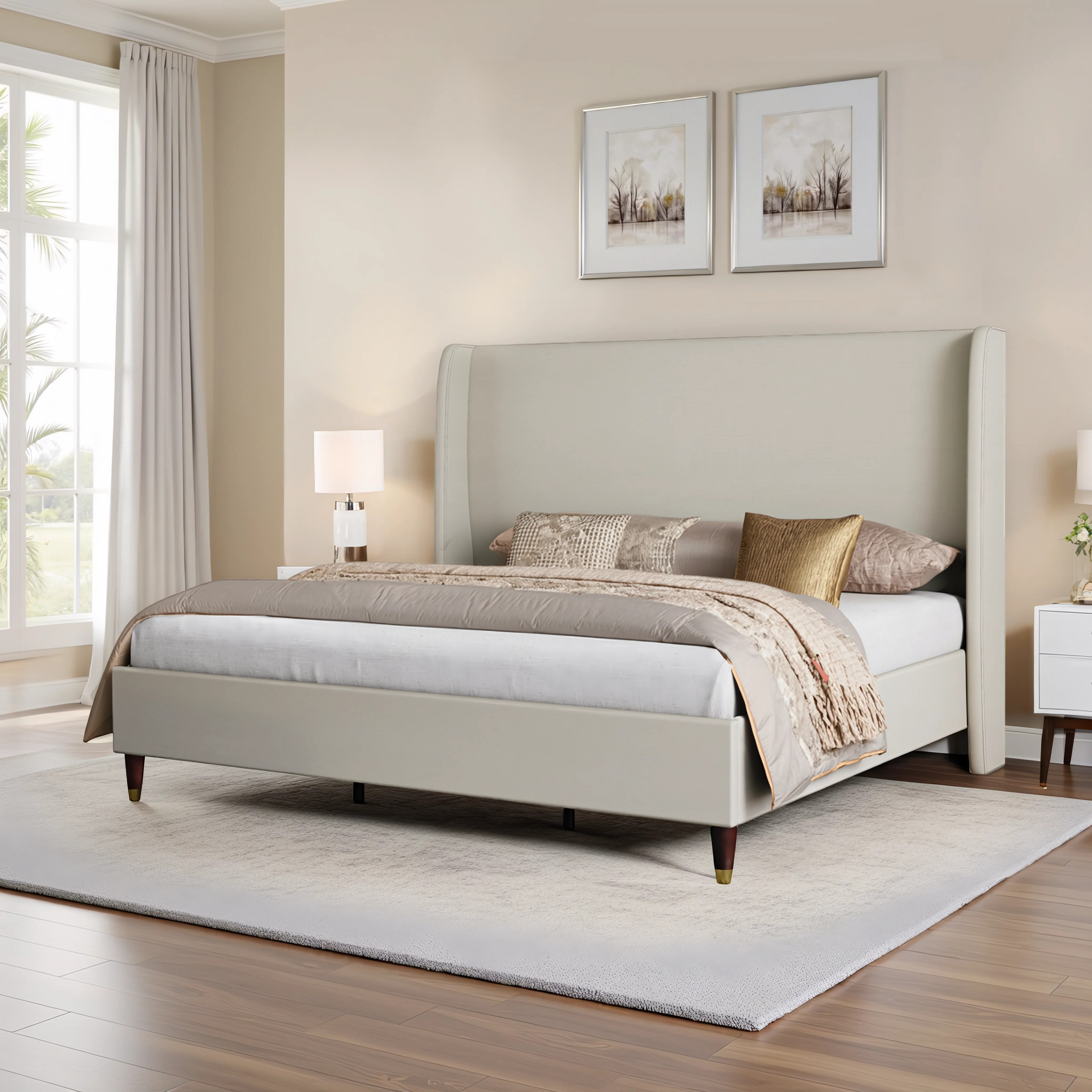 Belo Upholstered Platform Bed | Wayfair North America