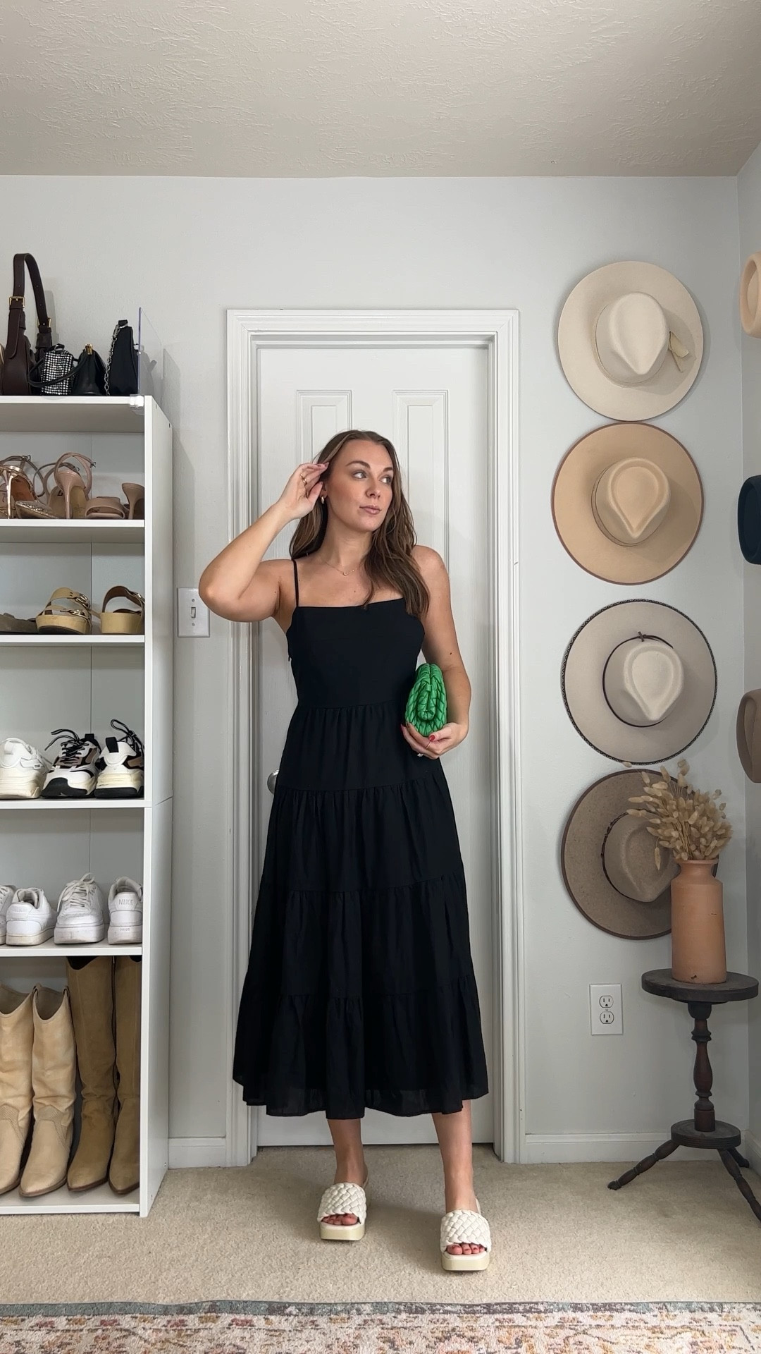 a flowy dress for spring? groundbreaking 🖤🌸 
.⁠
.⁠
.⁠
.⁠
Spring outfit, outfit inspo, minimal style, fashion inspo, outfit ideas, street style, Pinterest aesthetic, neutral fashion, Pinterest girl, styling reels, spring style, summer style, casual chic, amazon dress, amazon fashion. 

#LTKFind #LTKunder50 #LTKstyletip