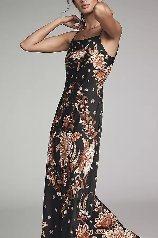 Majestic Garden Slip Dress | Anthropologie (US)