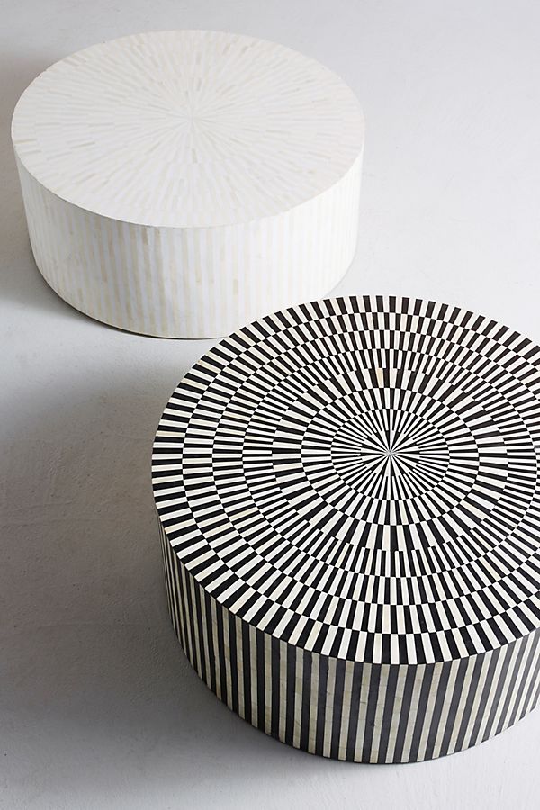 Rounded Inlay Coffee Table | Anthropologie (US)