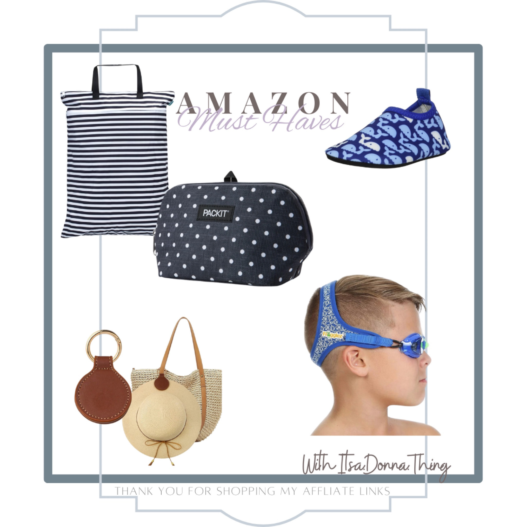 Amazon summer must haves for the pool, beach, vacation. 
Comfortable goggles
Easy on and off water shoes
Hat clip 
Large dry wet bag
Pack it, freezer snack bags 

#LTKfamily #LTKfindsunder50 #LTKkids