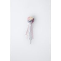 Zara - Butterfly Fairy Fancy Dress Pompom Tulle Wand With Shimmer - Pink - 6-14 Years (116-164 Cm) - Kids | Zara UK