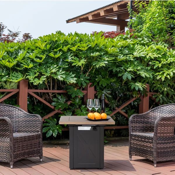 Iron Propane Fire Pit Table | Wayfair North America