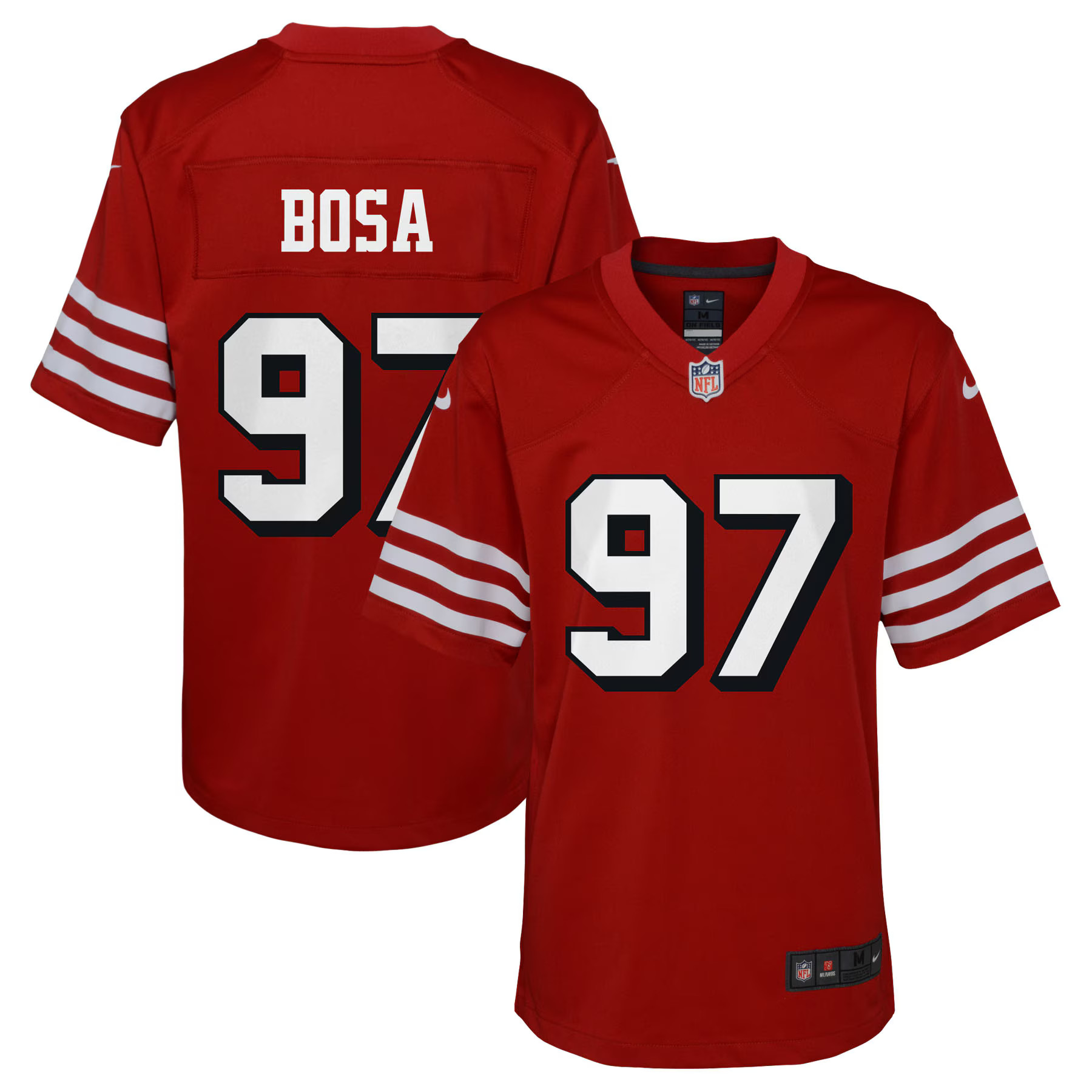 Youth San Francisco 49ers Nick Bosa Nike Scarlet Game Jersey | NFL Shop