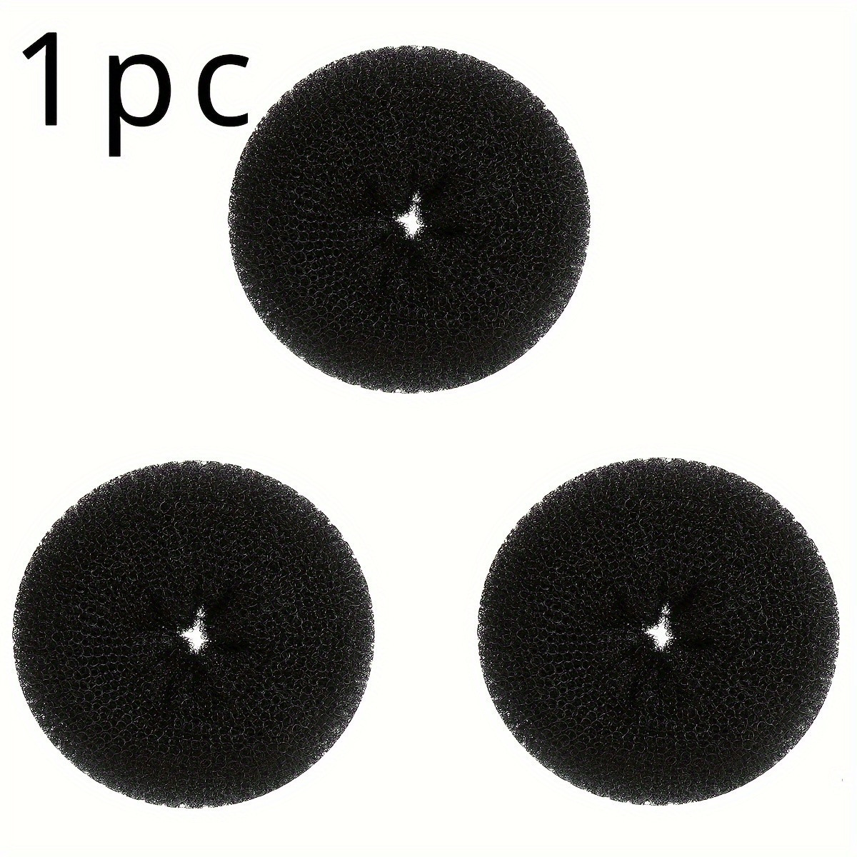 TEMU 1pc Flexihair Plastic Hair Bun Maker - Soft, Lightweight, Flexible Hair Donut For Easy Ballet Buns And Sock Bun Styles | Temu Affiliate Program
