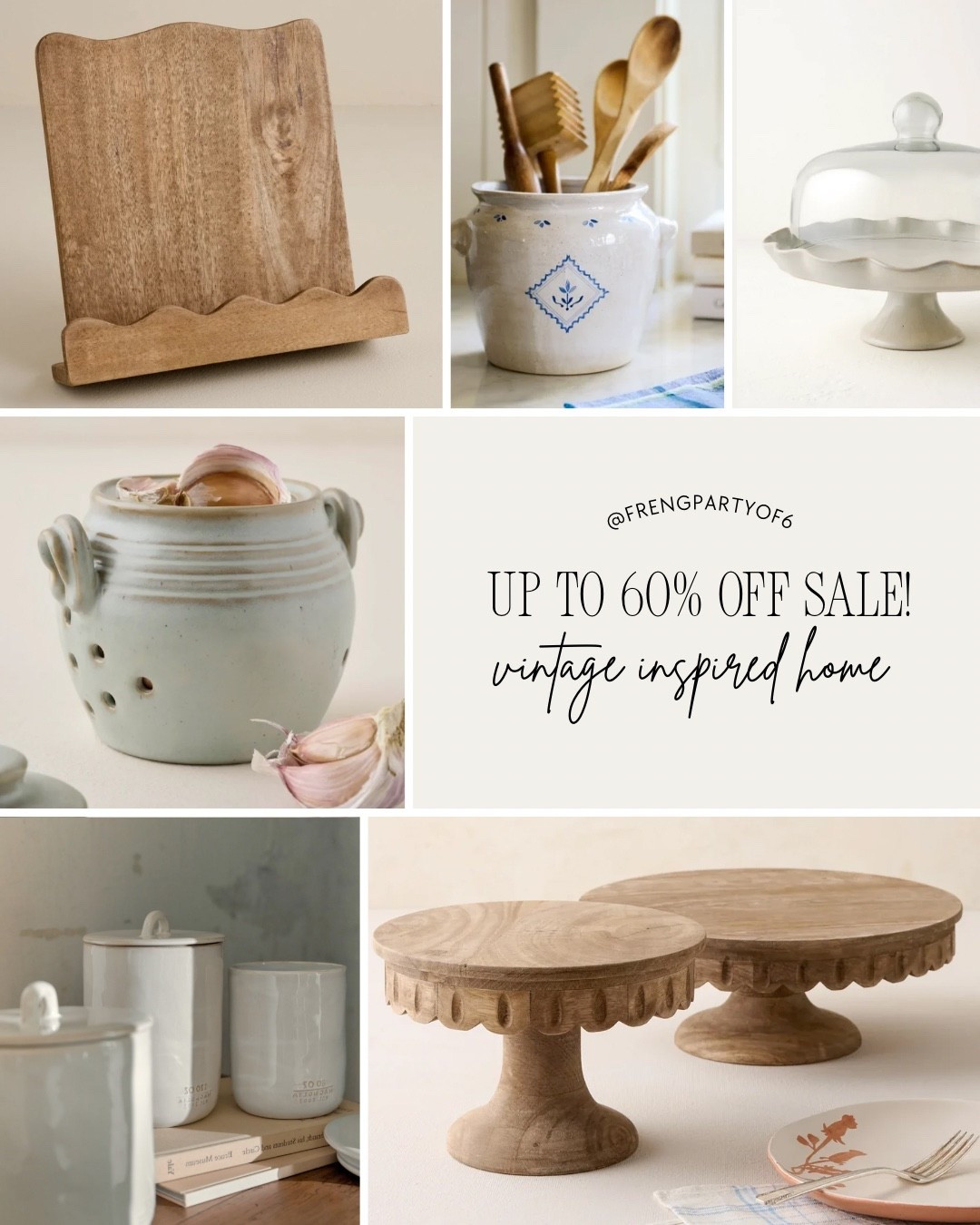 Up to 60% off these vintage inspired home finds! The wood cookbook stand is 😍

#LTKHome #LTKSaleAlert