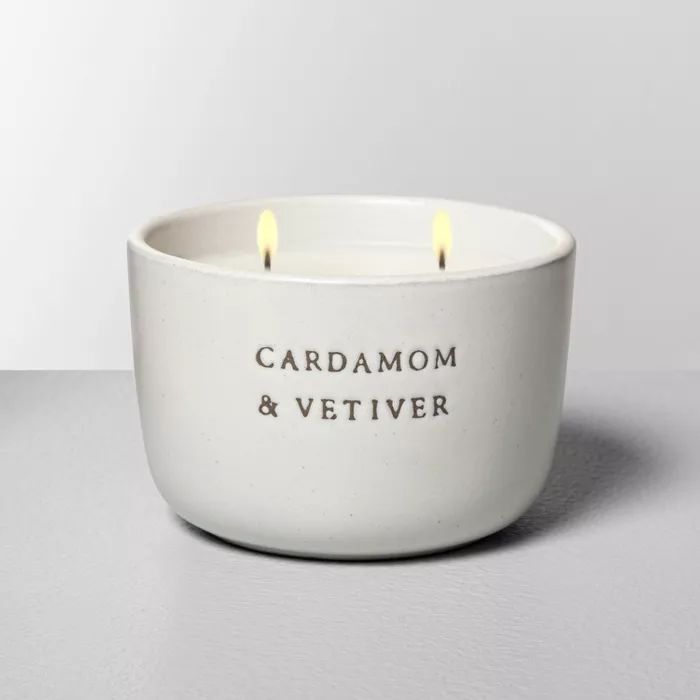 Ceramic Candle Cardamon & Vetiver - Hearth & Hand™ with Magnolia | Target