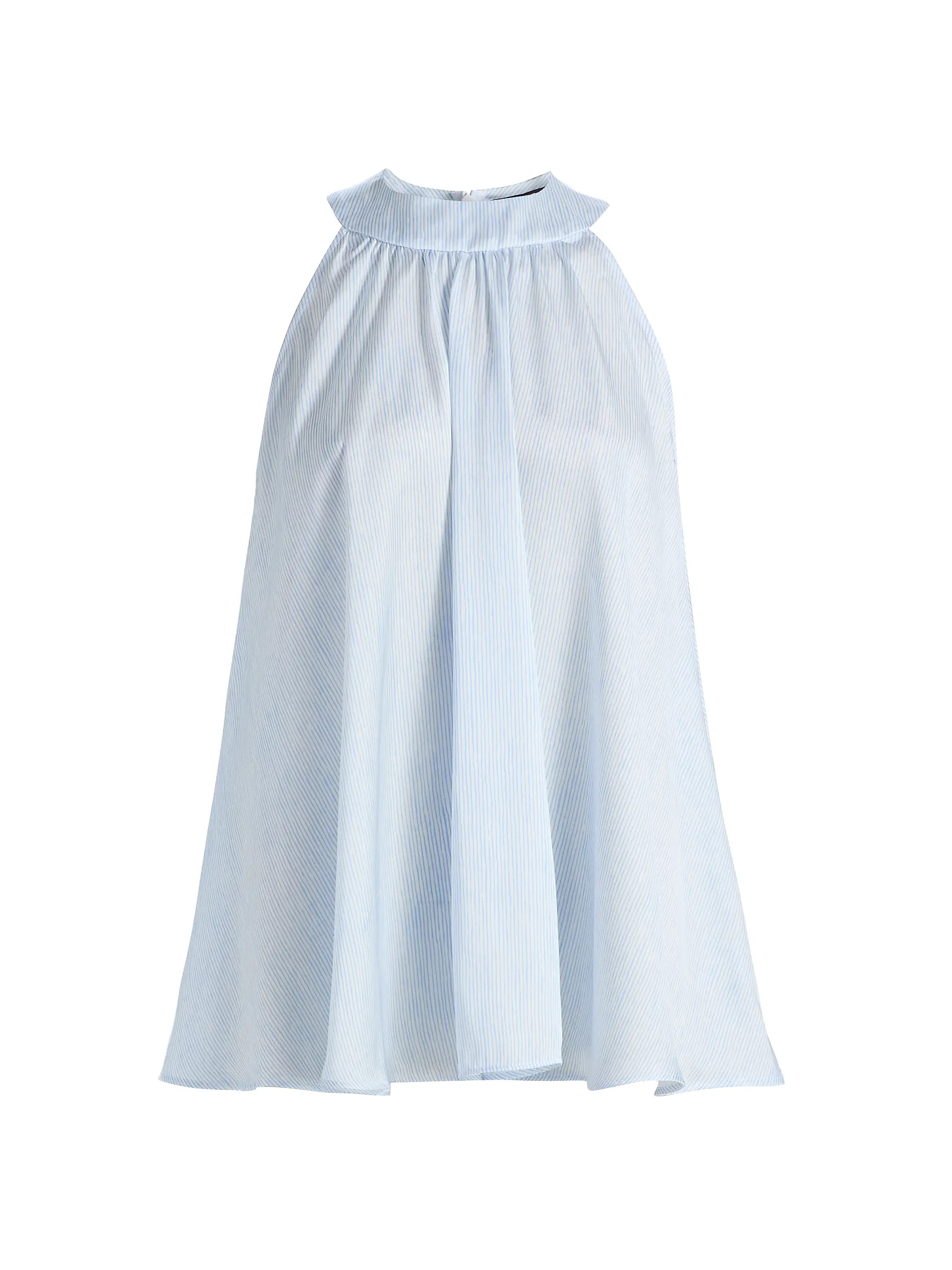 Chiara Boni La Petite Robe Opina Striped Sleeveless Blouse | Saks Fifth Avenue | Saks Fifth Avenue