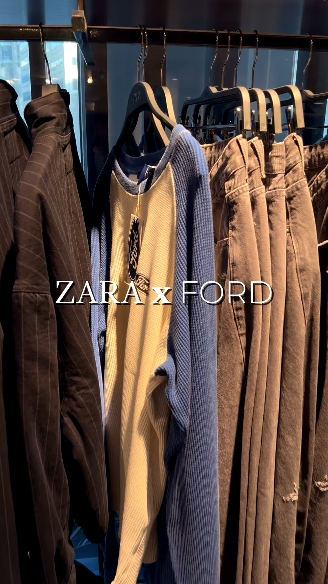 Zara x Ford collab. Crew neck fits true to size & the waffle knit does as well but it’s more of a slim fit. I’m 5’11 wearing large in both for reference 

#LTKWorkwear #LTKMens #LTKootd