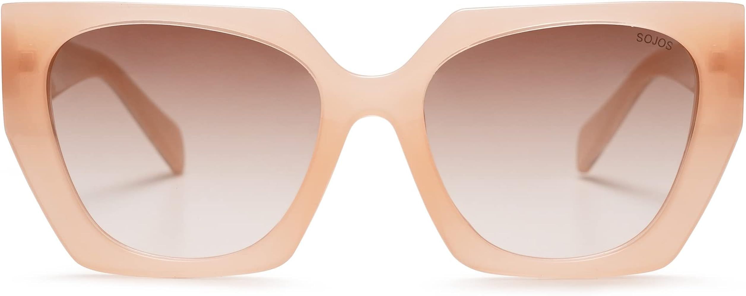 SOJOS Retro Oversized Square Polarized Sunglasses Womens 70s 90s Vintage Big Bold Designer Sunnies S | Amazon (US)