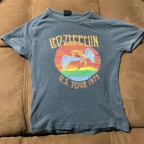 Vintage Led Zeppelin tour 1975 shirt size S | Poshmark