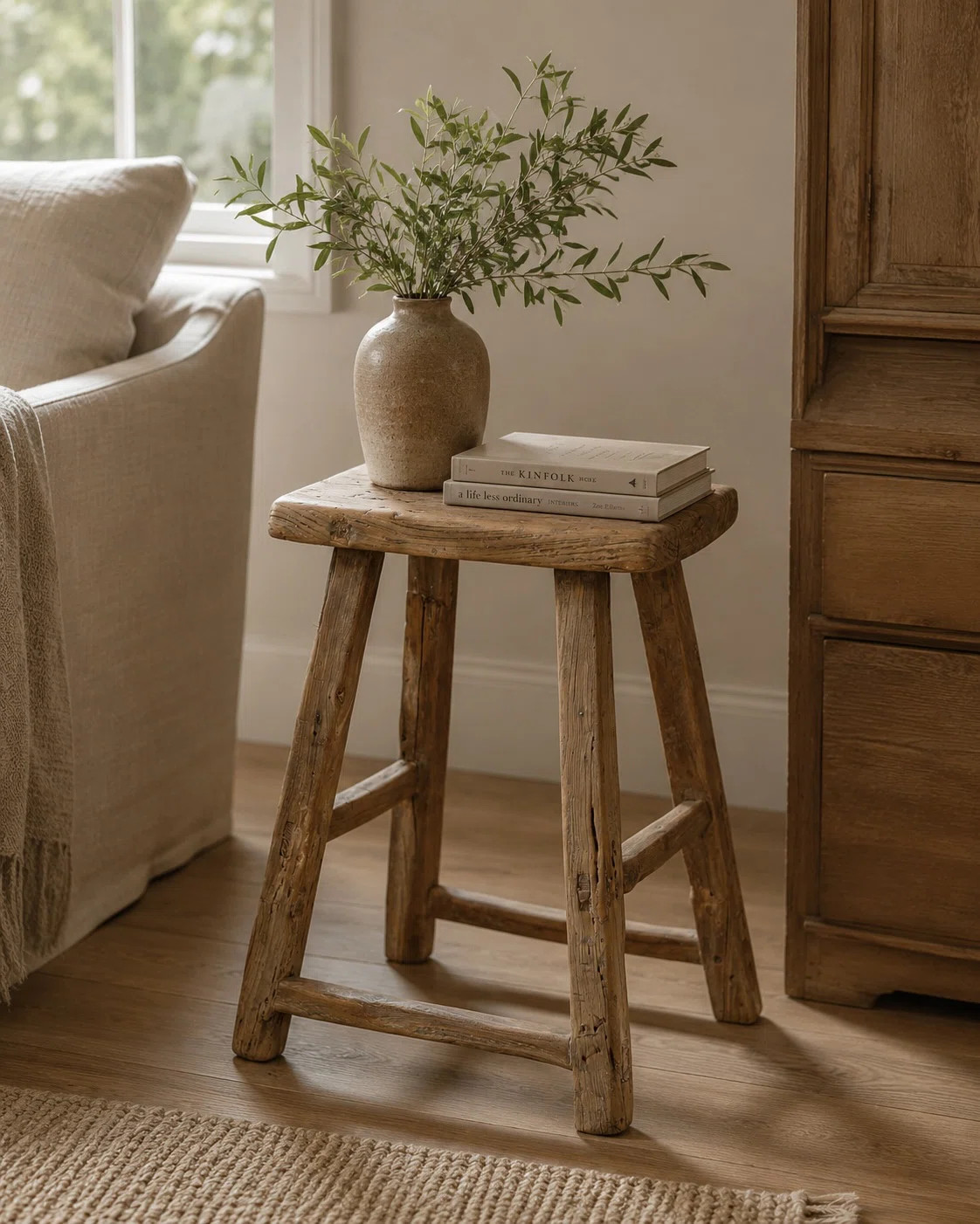 Solid Wood Utility Stool | Wayfair North America