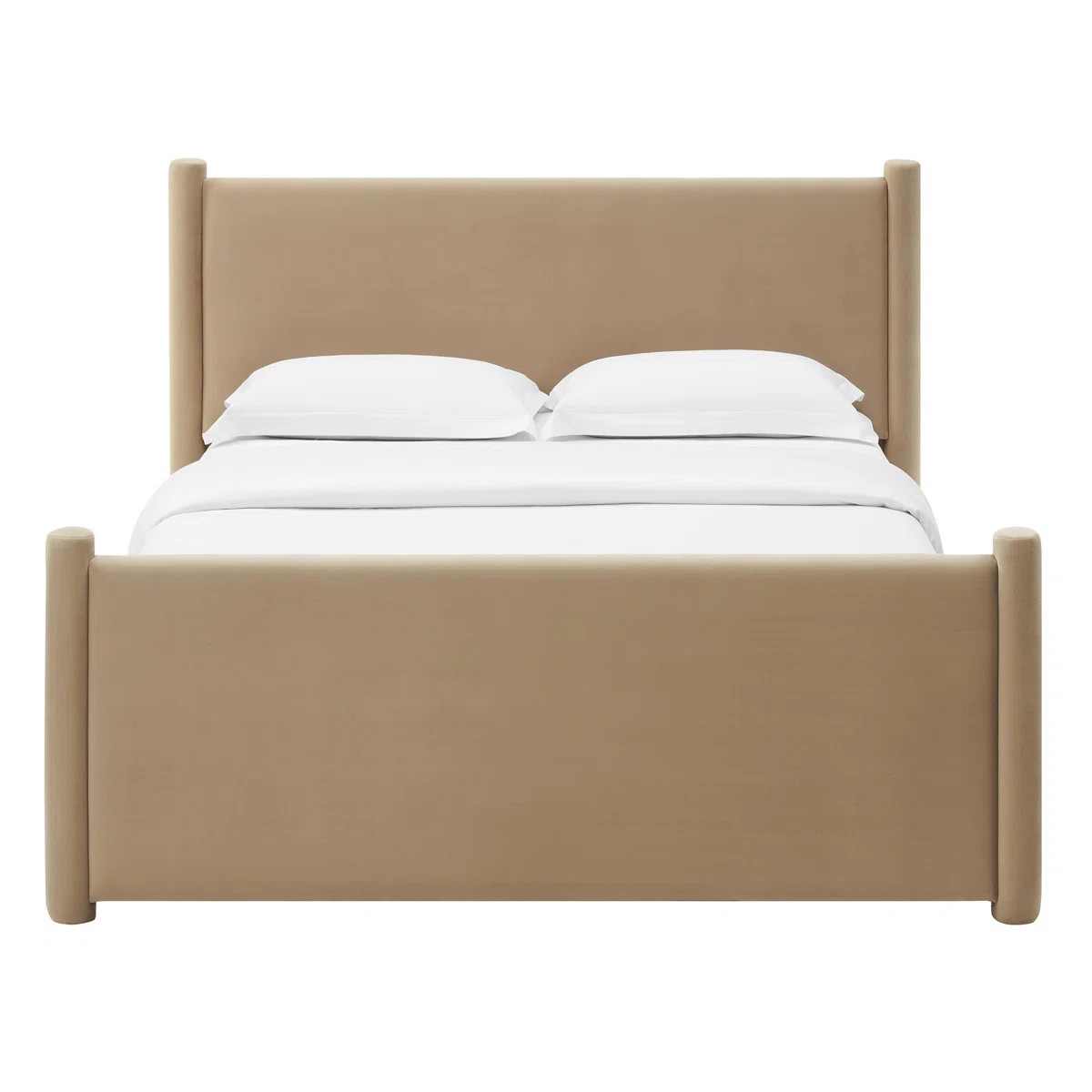Rael Performance Velvet Platform Bed | Wayfair North America