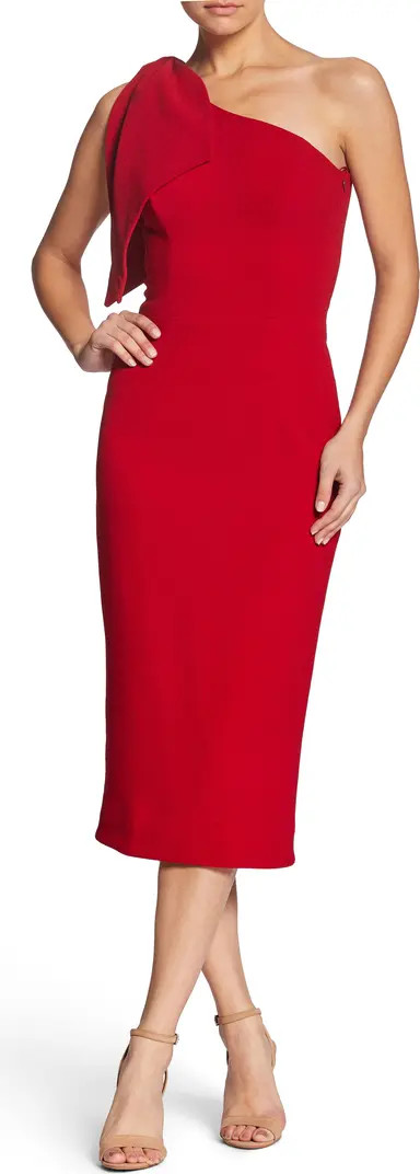 Tiffany One-Shoulder Midi Dress | Nordstrom