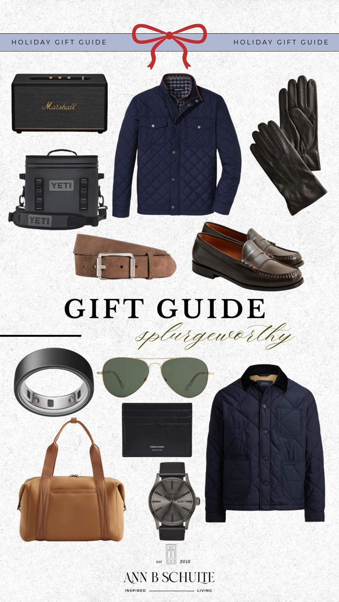 Treating him to something splurgeworthy feels even better when the finds are timeless and thoughtful. Rounded up elevated picks that make gifting feel meaningful and effortlessly special this season. 🎁✨🎄
#holidaygiftguide #giftguideforhim #splurgeworthy #luxurygifts #mensgiftideas #ltkholiday #holidaygifting #giftinspo #holidayshopping #festivefinds 

 #LTKGiftGuide #LTKHoliday #LTKSeasonal
