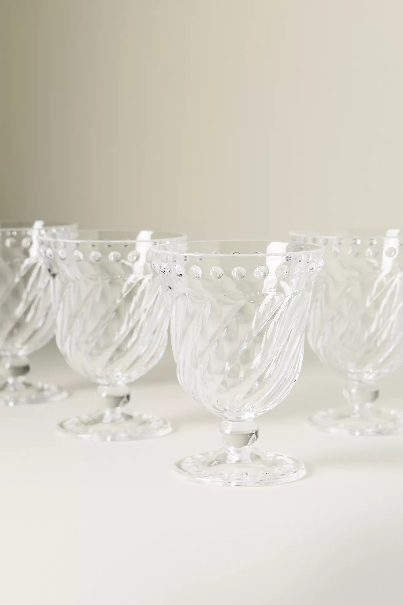 Esther Acrylic Goblets, Set of 4 | Anthropologie (US)