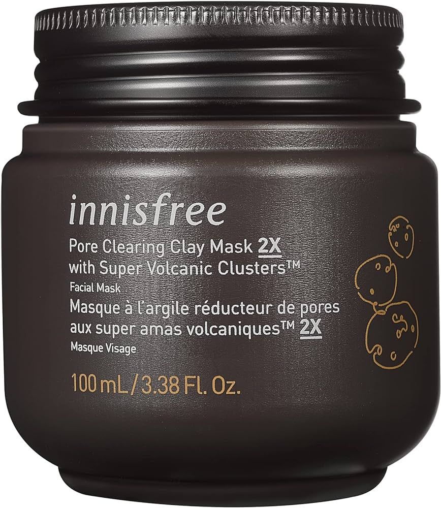 innisfree Pore Clearing Clay Masks: Volcanic Clusters, Removes Excess Oil, Non-Stripping | Amazon (US)