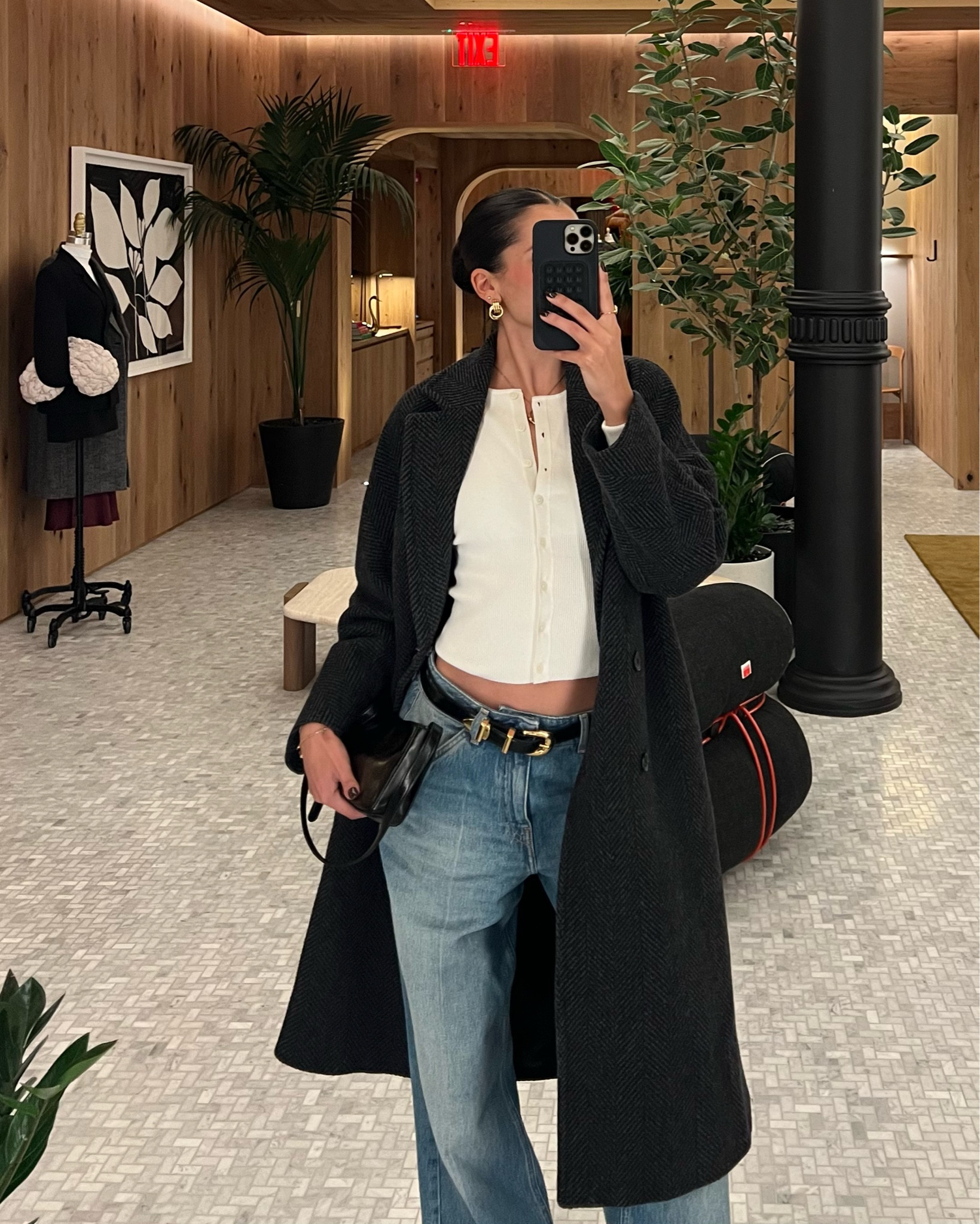 Aritzia store opening outfit