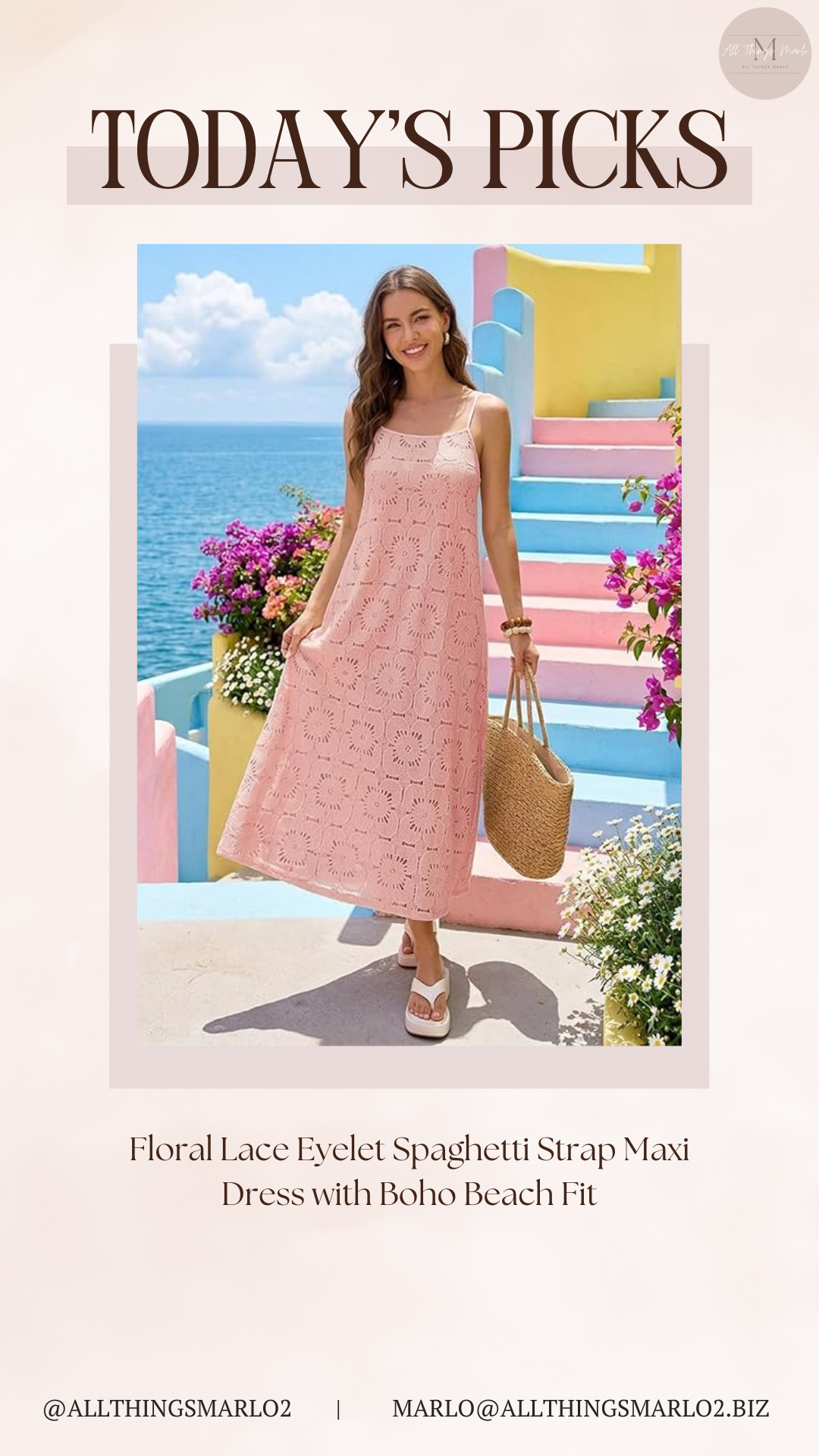 Floral Lace Eyelet Spaghetti Strap Maxi Dress with Boho Beach Fit 

 #LTKSeasonal #LTKWorkwear #LTKTravel