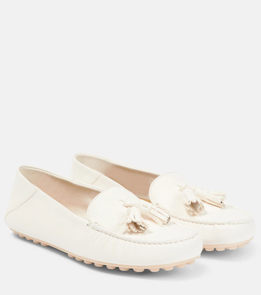 Loro Piana Dot Sole leather moccasins | Mytheresa (INTL)