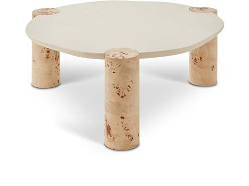 Meridian Furniture 99037-CT Thor Collection Modern | Contemporary Coffee Table with Rich Burl Ven... | Amazon (US)