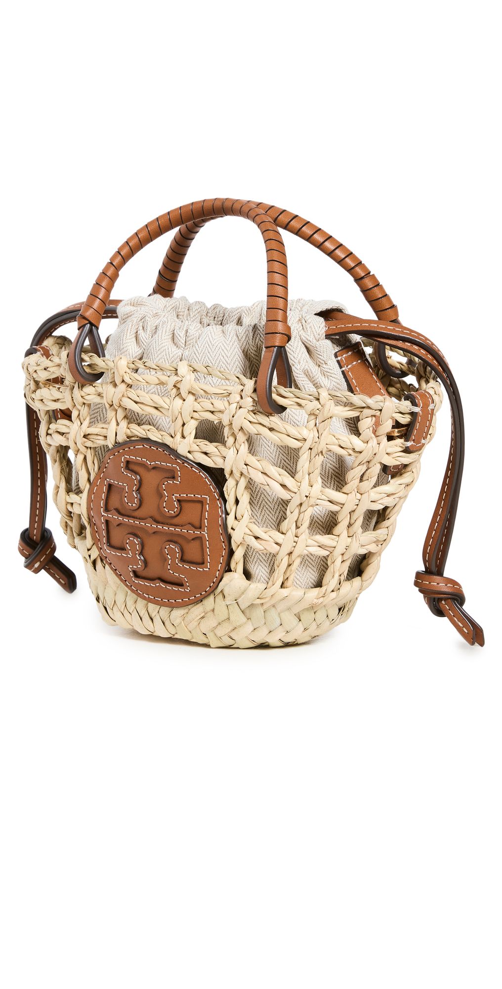 Tory Burch Ella Open Weave Mini Basket Tote | Shopbop