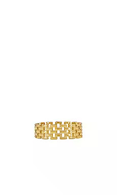 SHASHI Linked Band Ring in Gold from Revolve.com | Revolve Clothing (Global)