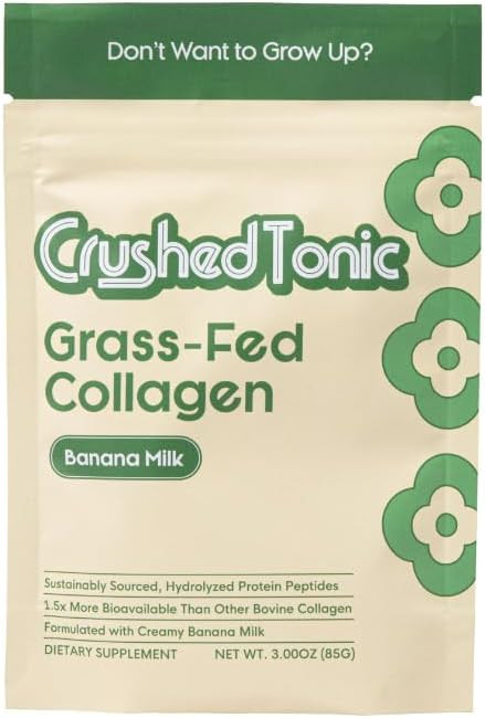 Crushed Tonic Korean Beauty Collagen Powder | Hydrolyzed Marine Collagen Peptides for Skin Glow, ... | Amazon (US)