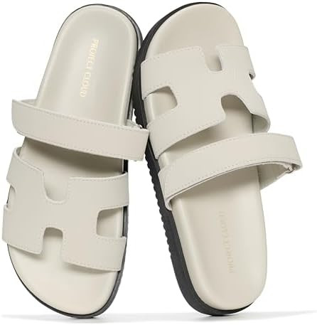 Project Cloud 100% Genuine Leather Sandals for Women Footwear - Stylish Womens Sandals with Plush... | Amazon (US)