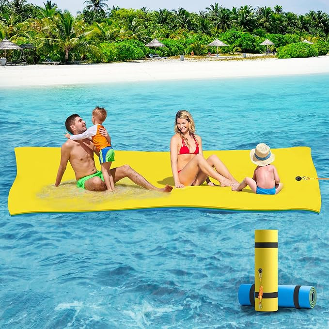 CTSC Lily Pad Floating Mat - Floating Water Mat - 9 x 4 Ft Floating Mat for Lake, 3-Layer Tear-Re... | Amazon (US)