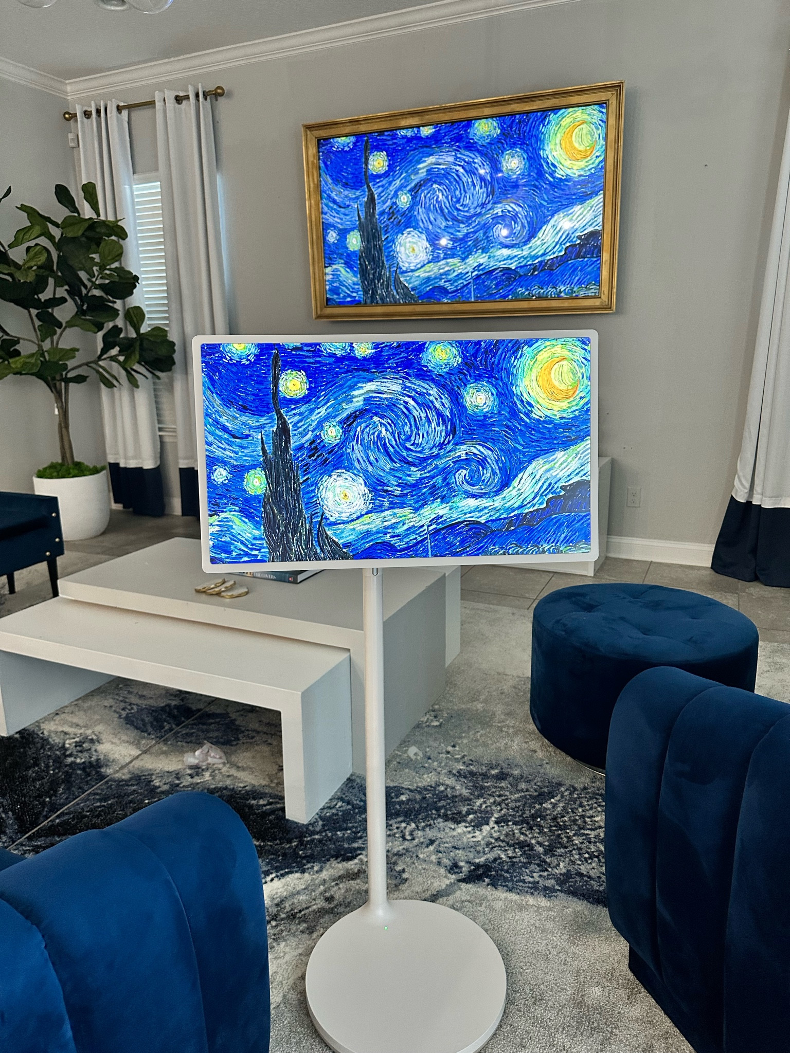 Two #LG TVs

This beautiful creation rolls around with you. Amazing companion? Yes! 
No cords to worry about due to the three hour battery life. This is amazing! 


#LTKhome #LTKFind #LTKU