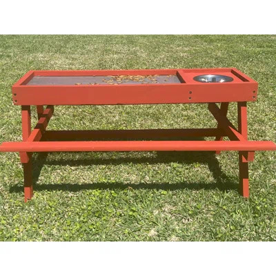 Tan Chicken Picnic Table | Wayfair North America