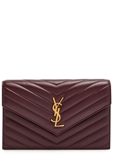 Cassandre logo quilted leather wallet-on-chain | Harvey Nichols