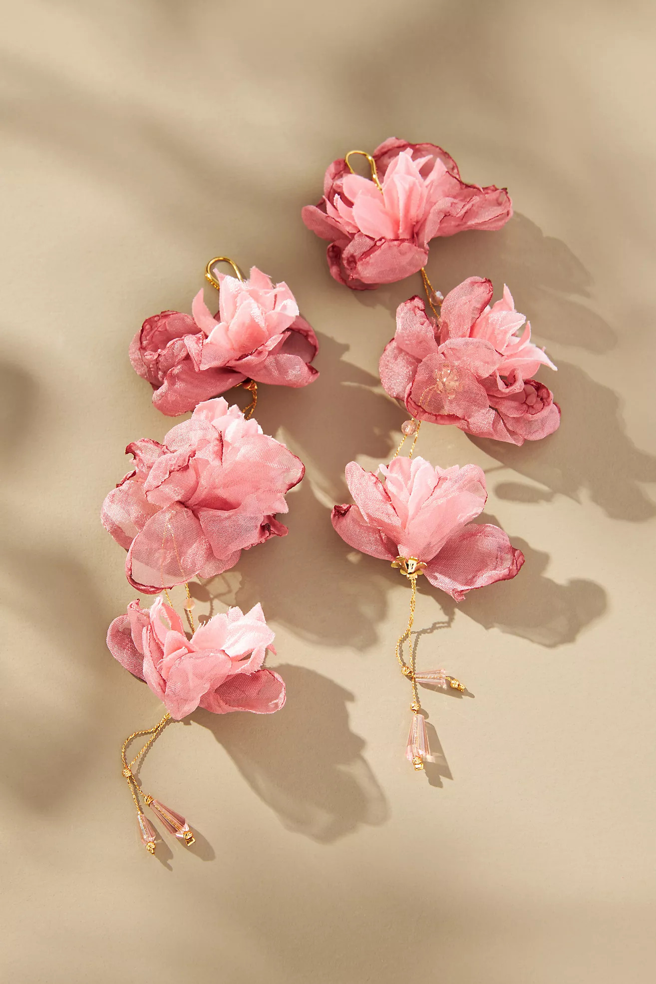 Triple Flower Earrings | Anthropologie (US)