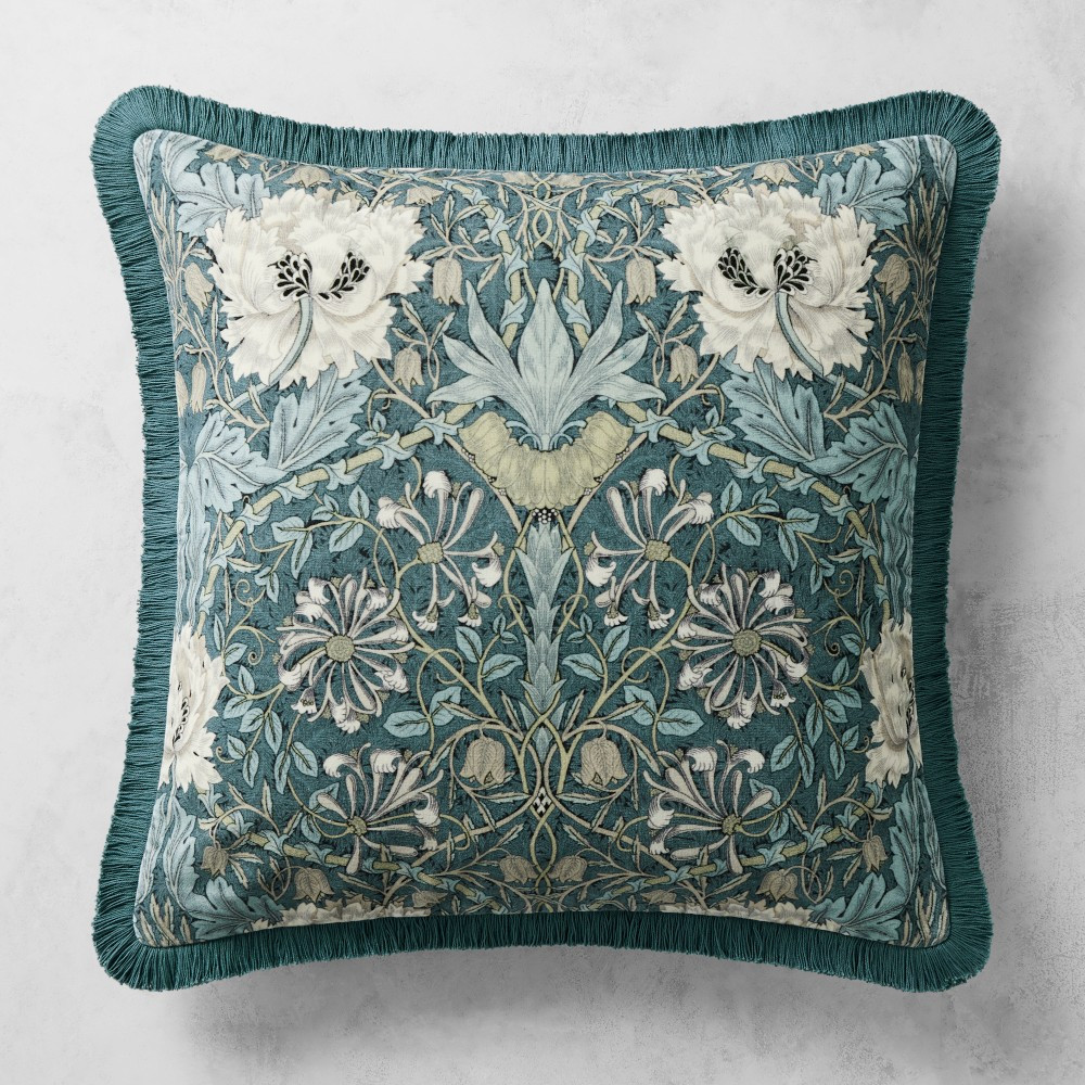Morris & Co. x Williams Sonoma Home Honeysuckle and Tulip Pillow Cover | Williams-Sonoma