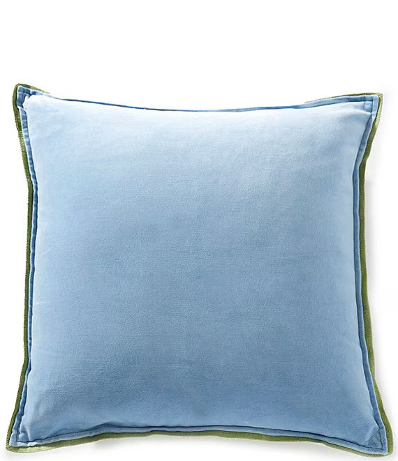 Southern Living Velvet & Linen Dual Color Reversible Oversize Square Pillow | Dillard's | Dillard's