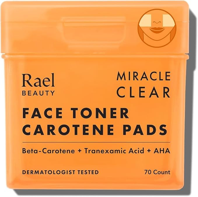 Rael Toner Pads - Cotton Pad for Face, Korean Skin Care, Dual Textured, Exfoliating and Soothing ... | Amazon (US)