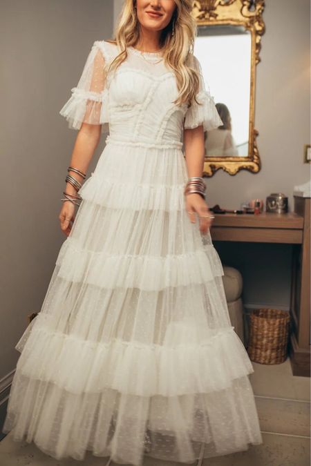 WHIMSICAL DRESS IN WHITE from Ivy City Co! Get  10% OFF your first order when you enter your email. 







white tulle flutter sleeve tiered maxi dress, white dress, bridal dress, bridal shower dress, engagement dress, girls white dress, girls tulle dress, mommy and me dress, wedding guest 

#LTKkids #LTKwedding #LTKparties #LTKSeasonal