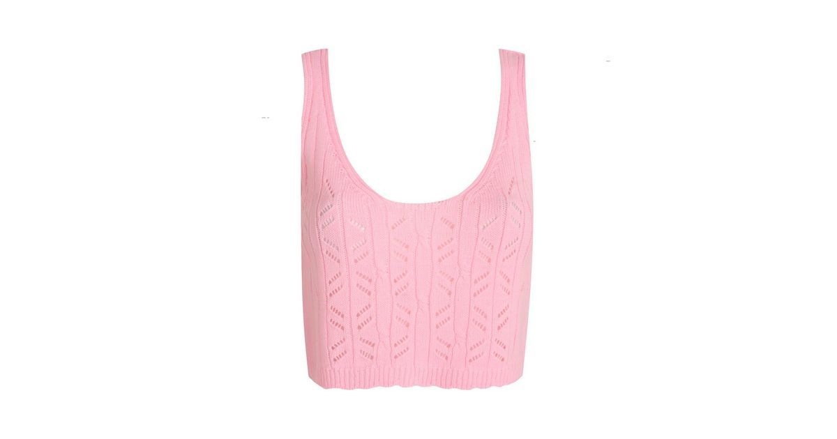 Cameo Rose Pink Ribbed Knit Cami
						
						Add to Saved Items
						Remove from Saved Items | New Look (UK)