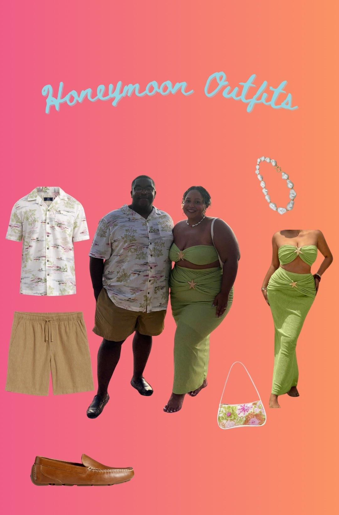 Honeymoon outfits 
Vacation looks 
Plus size couplee Mens

#LTKPlusSize #LTKTravel #LTKMens