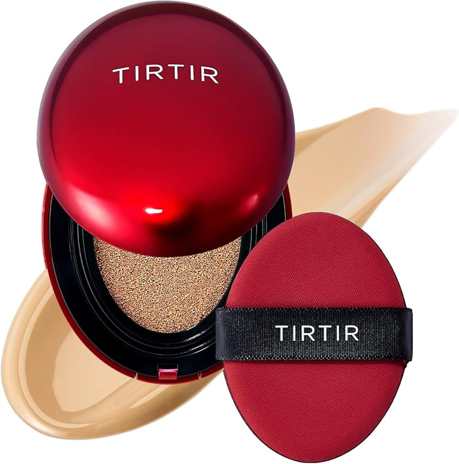 TIRTIR Mask Fit Red Cushion Foundation | Full coverage, Weightless, Skin fit, Satin Glow Finish, ... | Amazon (UK)