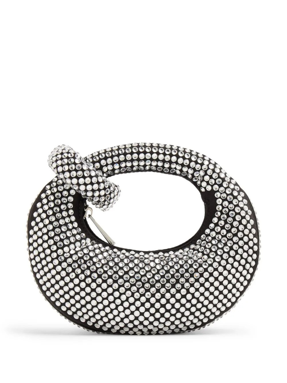 JW Pei Abacus crystal-embellished shoulder bag - Black | Farfetch Global