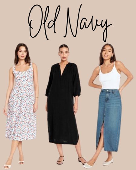 Old Navy summer arrivals! 

Memorial Day outfit, weekend outfit, millennial fashion, gen x fashion, casual fashion, casual outfit idea, beach outfit, travel outfit, summer outfit inspo, denim skirt, dresses, summer dress, resort wear 
#oldnavy #dresses #summeroutfit #beachoutfit

#LTKSeasonal #LTKTravel #LTKStyleTip